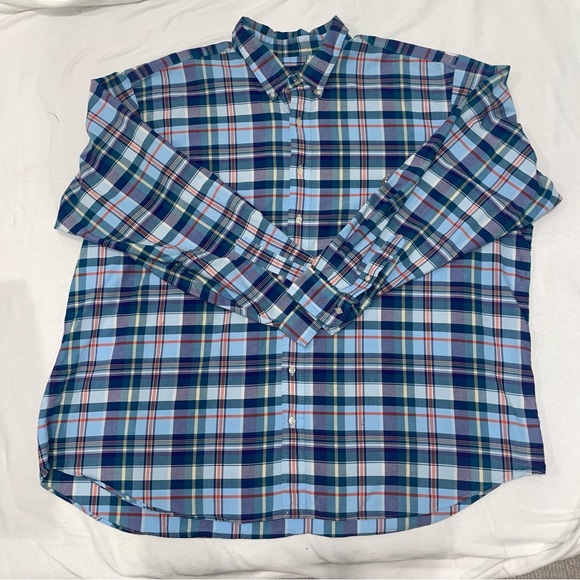 RALPH LAUREN Mens 3XB Plaid Button-Down Shirt Bundle – Set of 3 | Classic Oxford - Picture 12 of 16